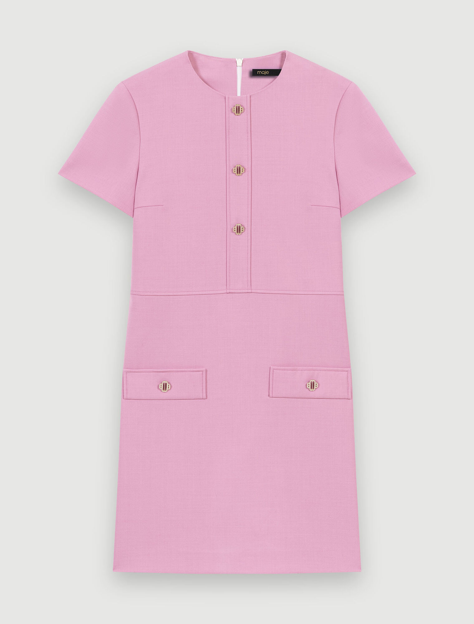 Short, straight-cut dress