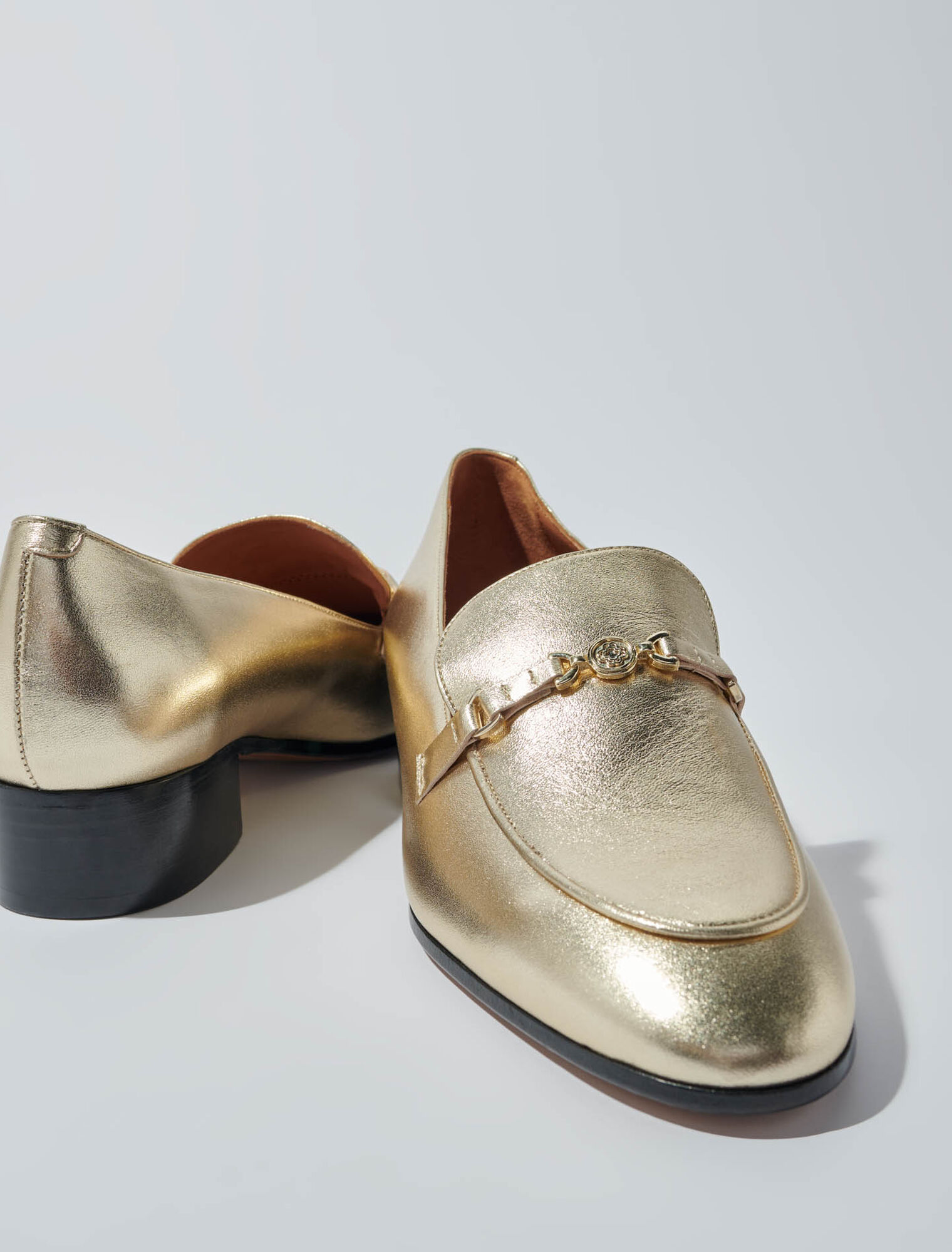 Leather loafers