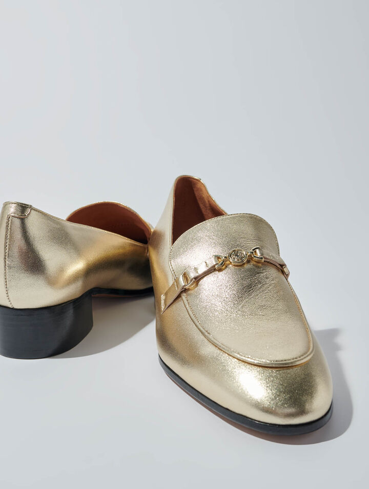 Mocassins en cuir