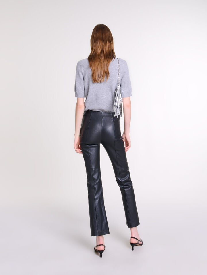 Pantalon en cuir