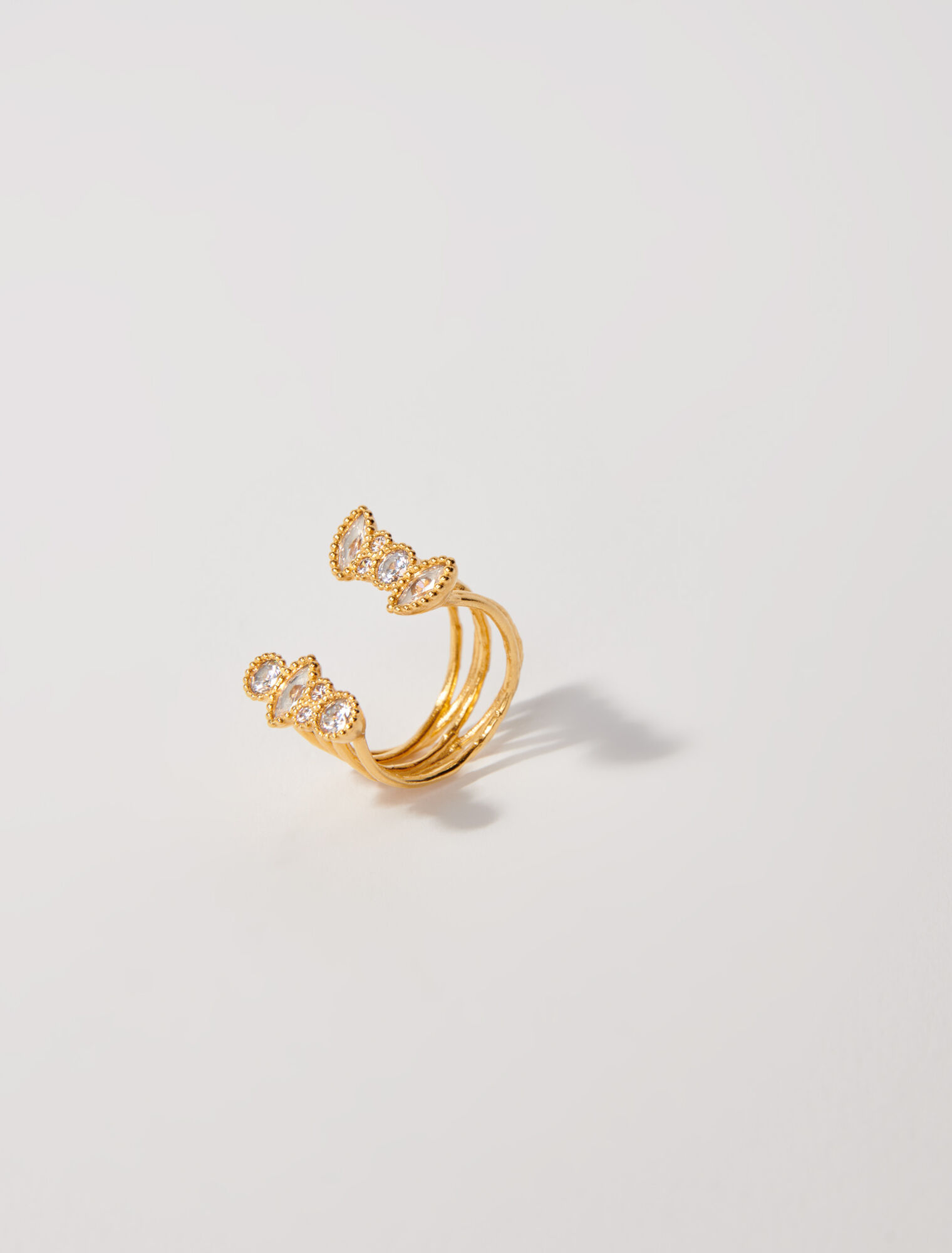 Bague en laiton recyclé doré