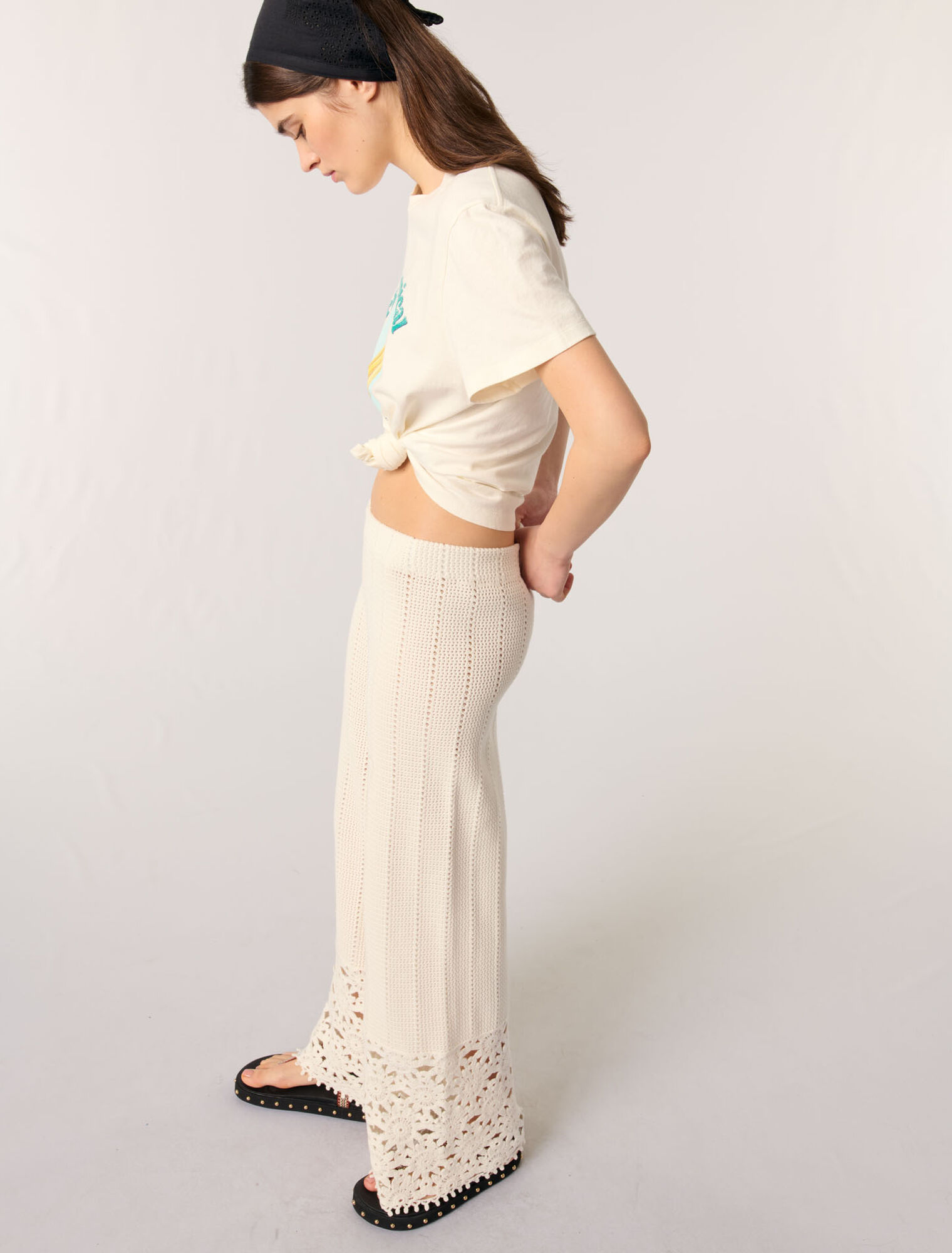 Pantalon en crochet