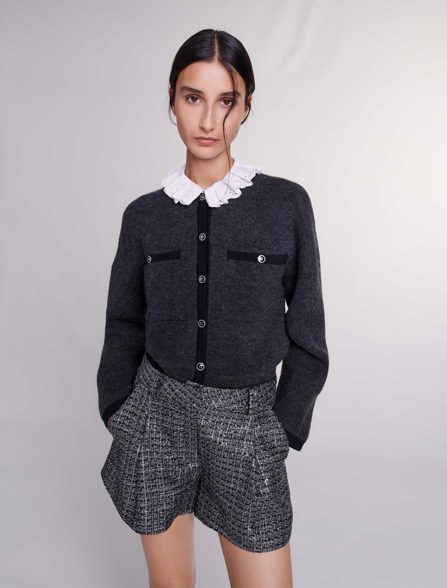 Tweed shorts
