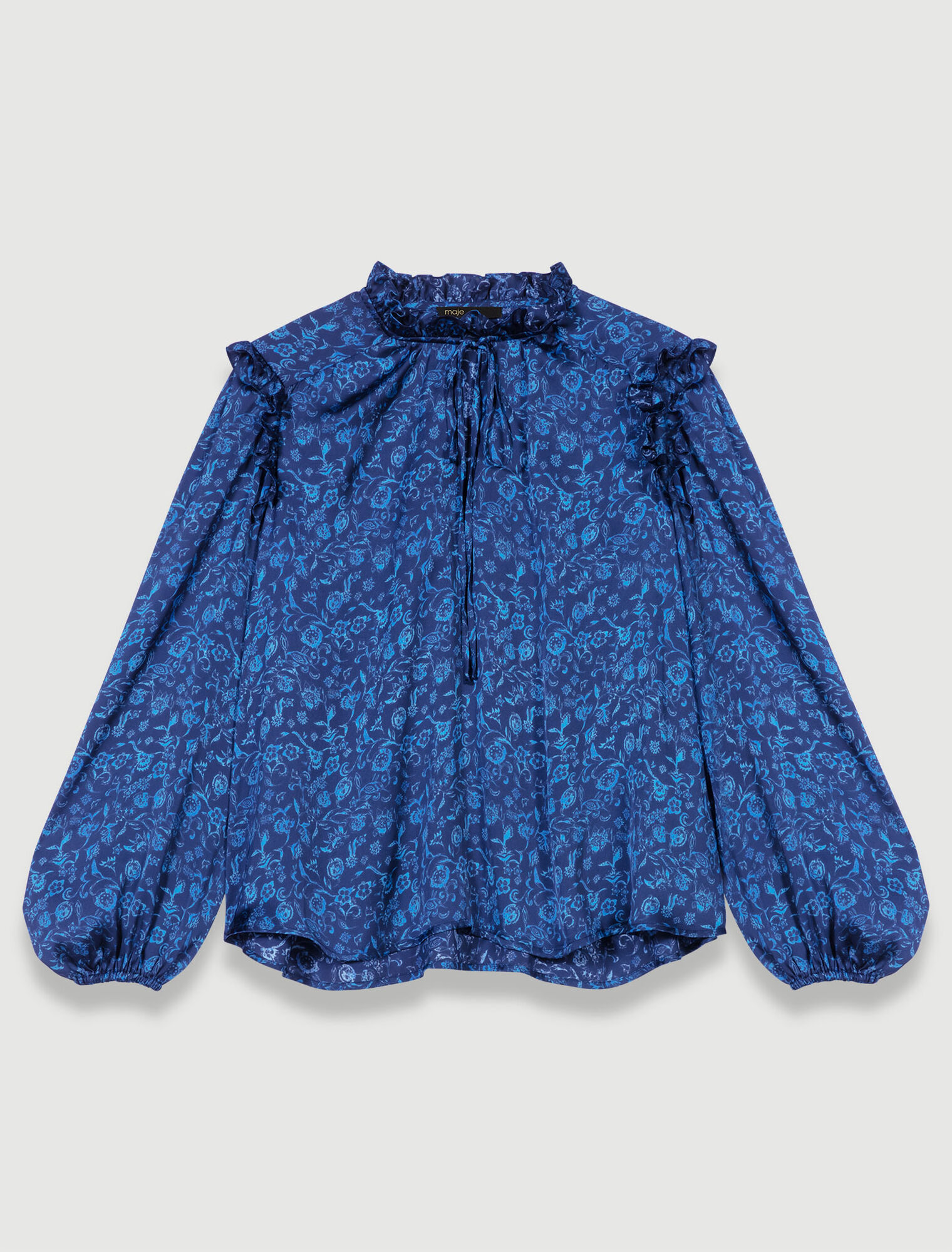Organic print blouse