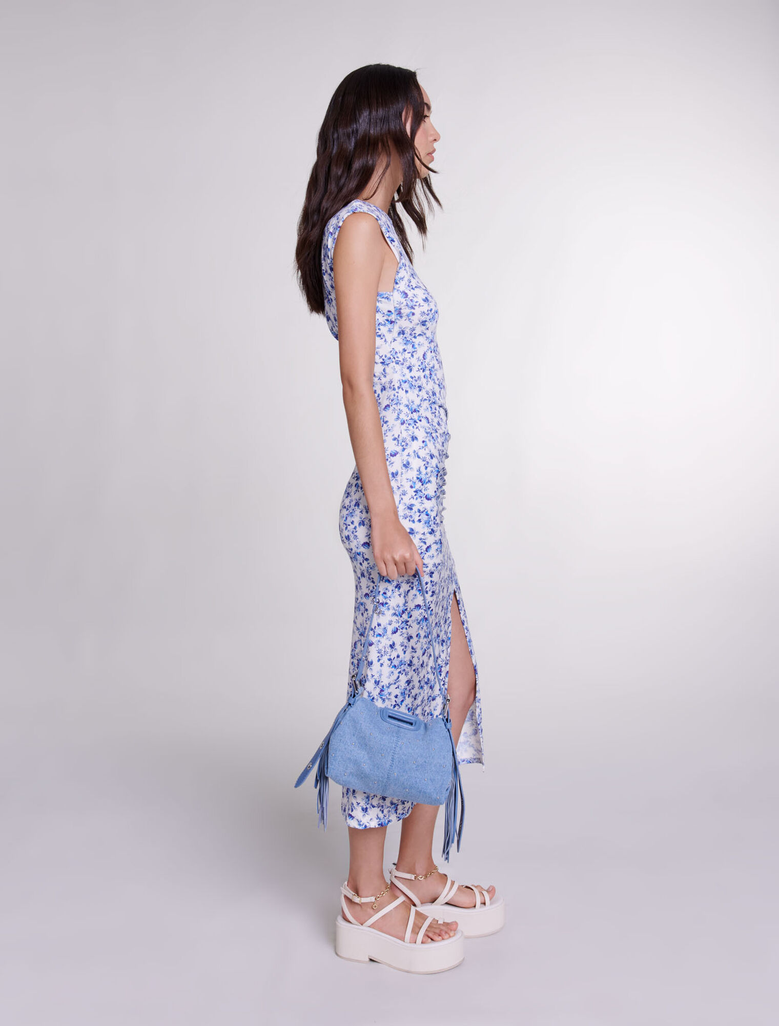 Robe longue imprimée