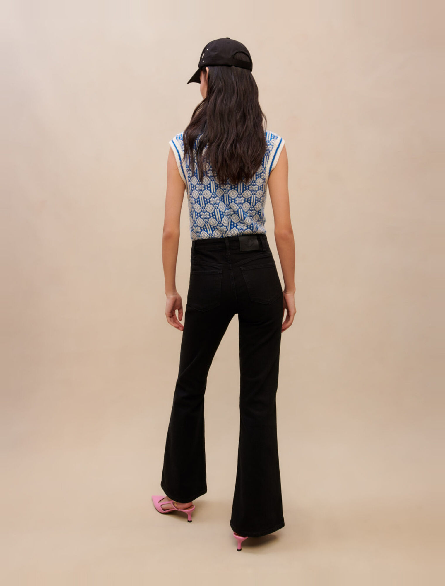 Pantalon taille haute