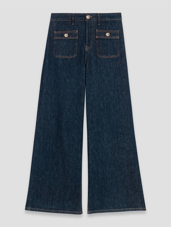 Straight-leg jeans