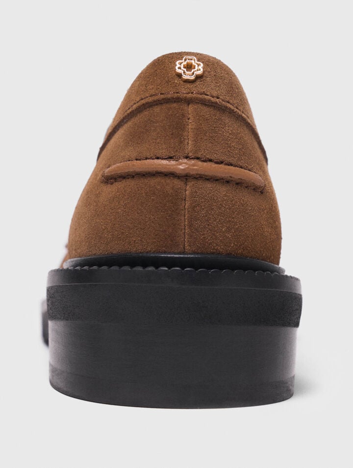 Suede loafers