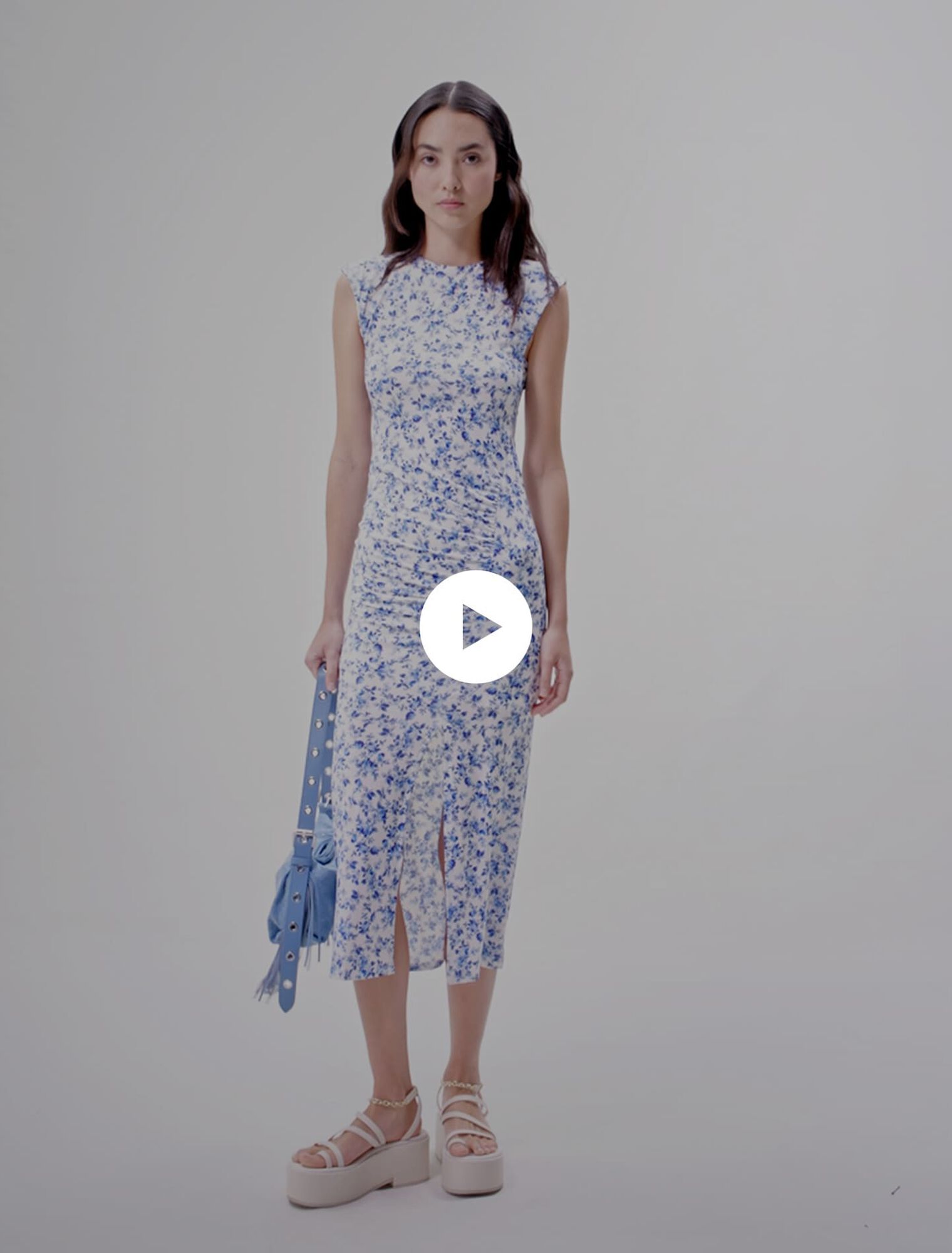 Robe longue imprimée