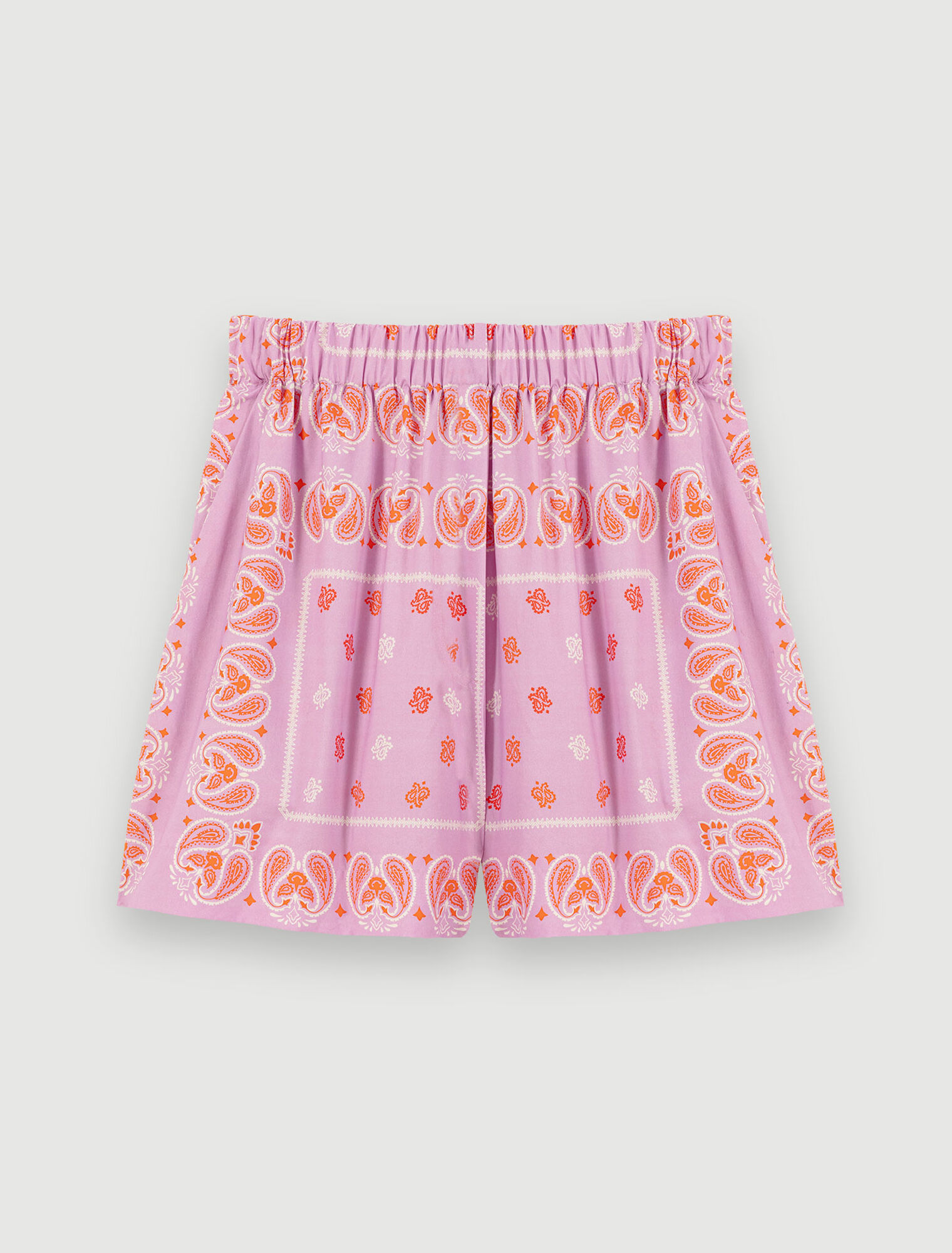 Paisley print shorts