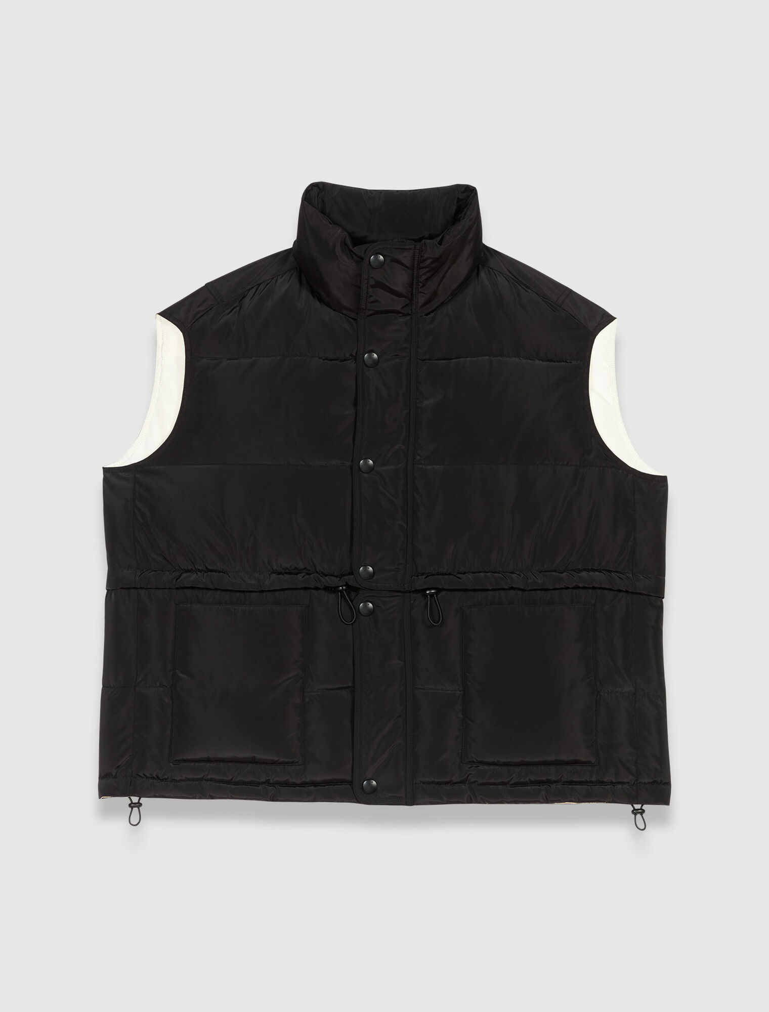 Sleeveless puffer jacket