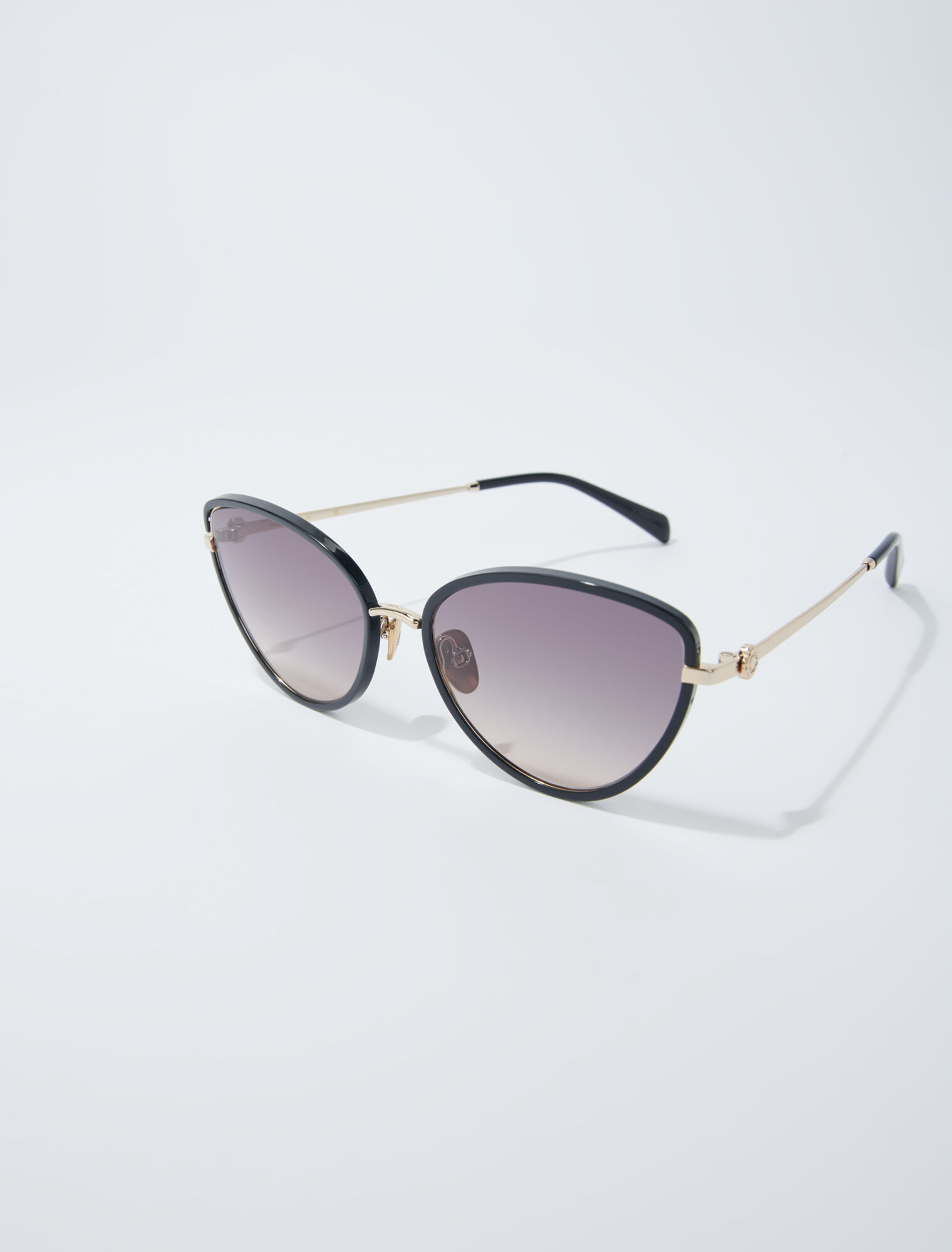 Lunettes cat eye en métal