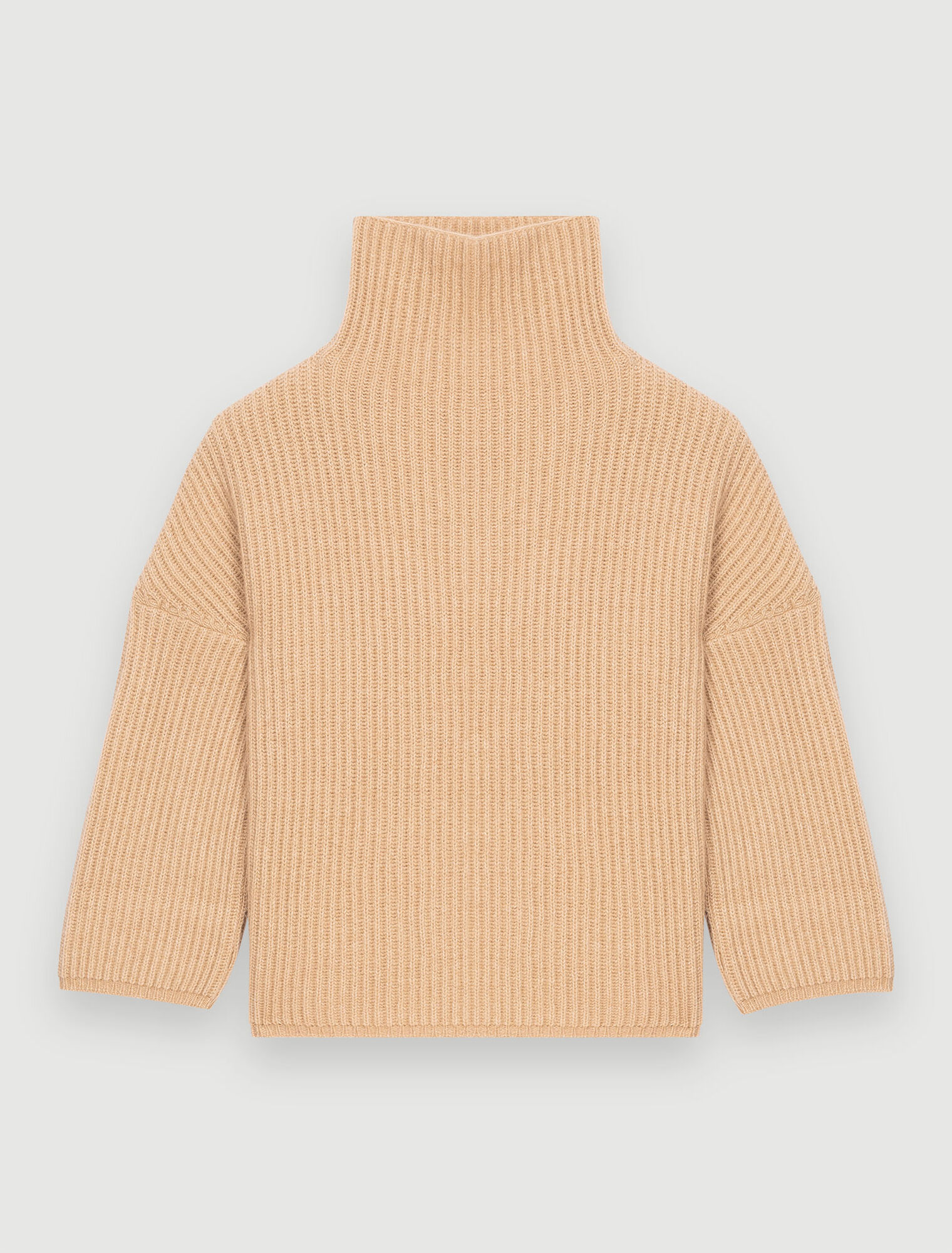 Pull oversize col montant en alpaga