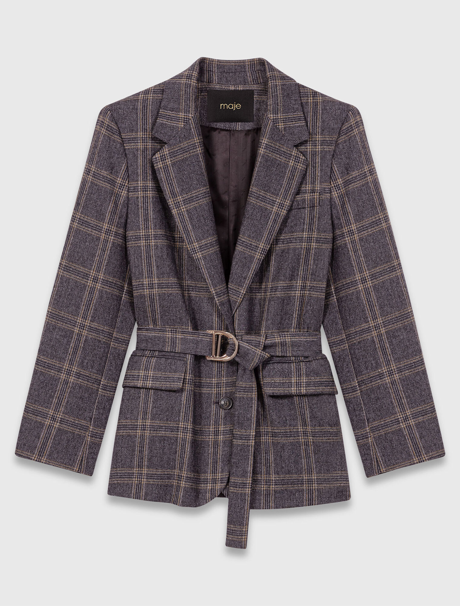 Veste de tailleur à carreaux 