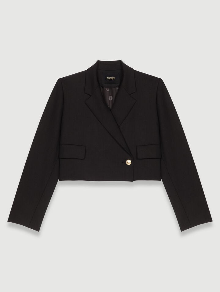 Veste courte droite