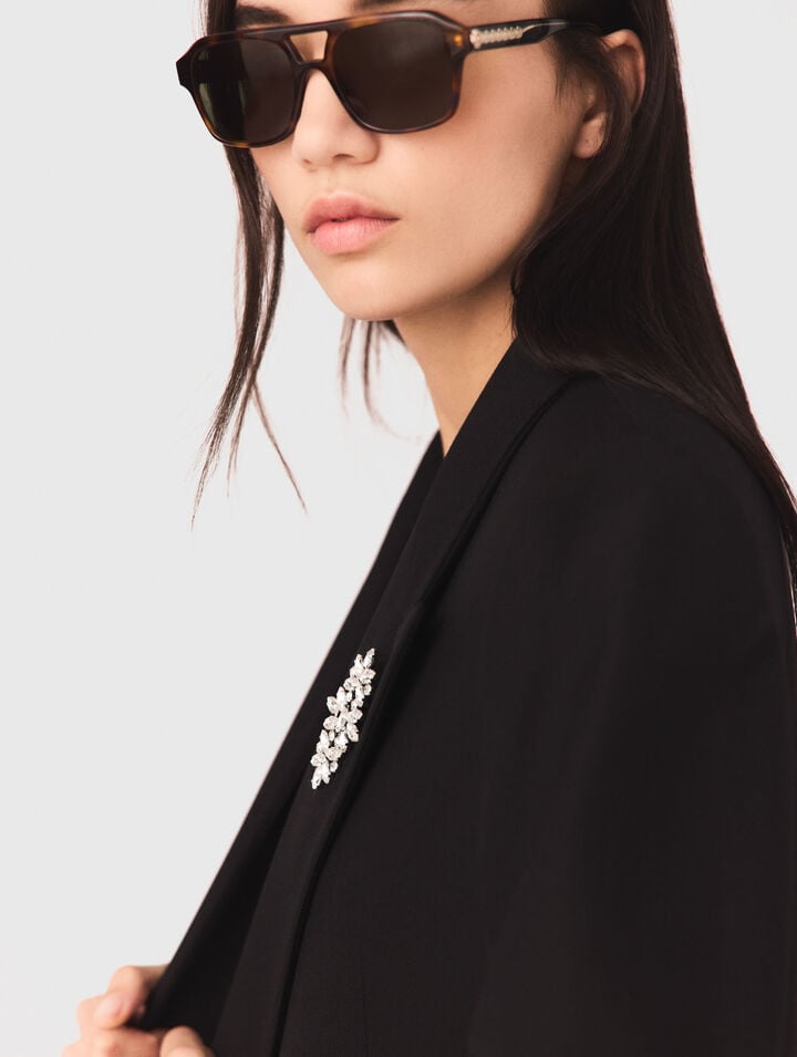 Veste &agrave; double boutonnage