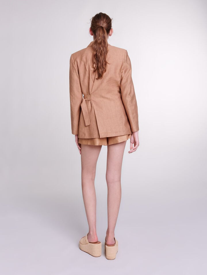Veste de tailleur en lin