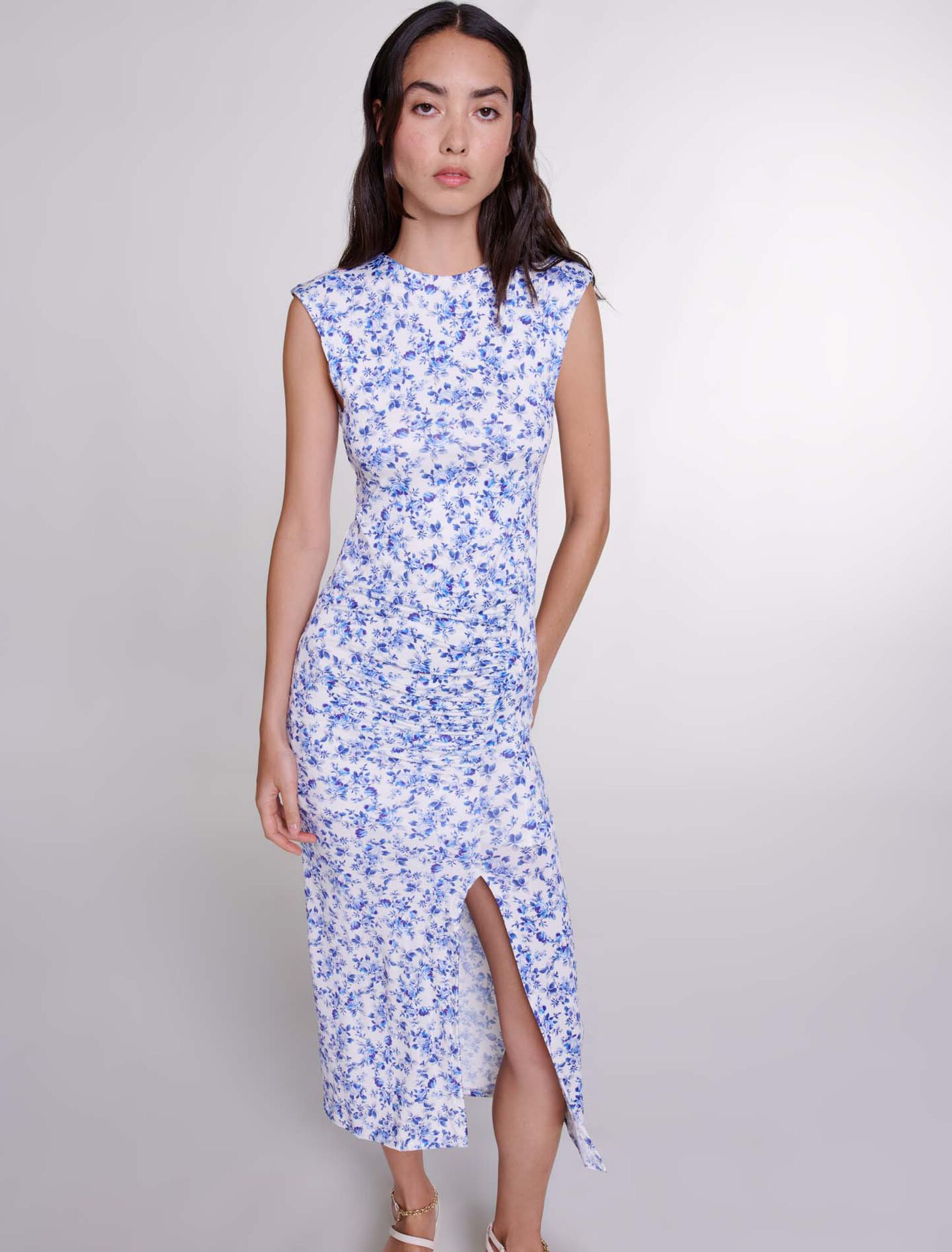 Robe longue imprimée