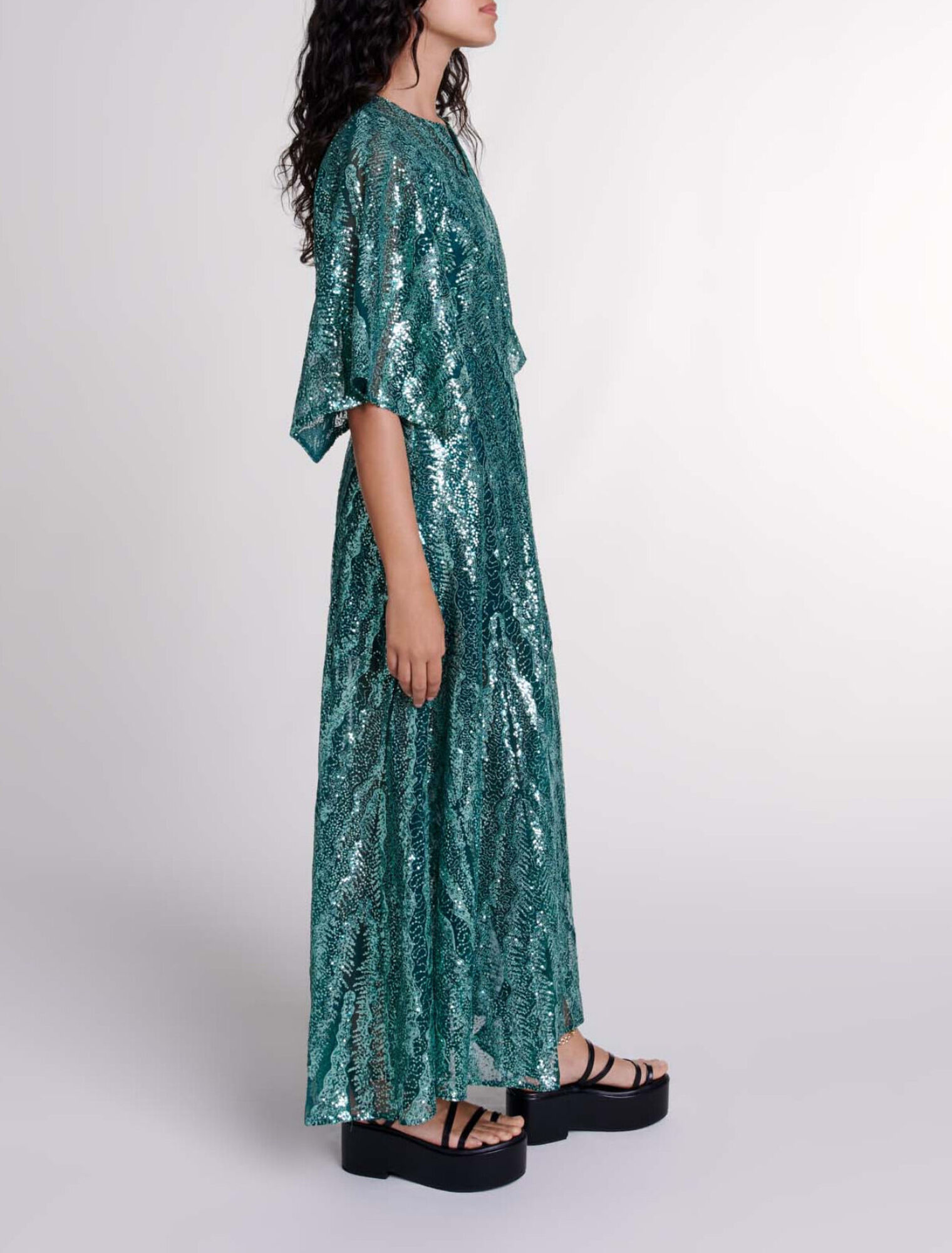 Sequin maxi dress