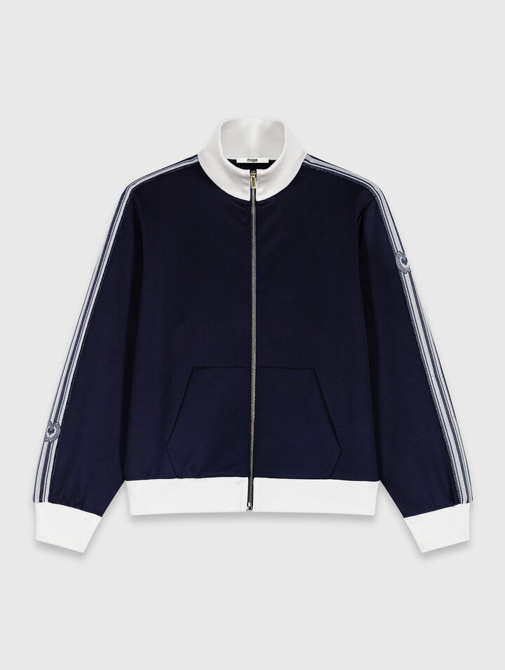 Zip-up sweatshirt