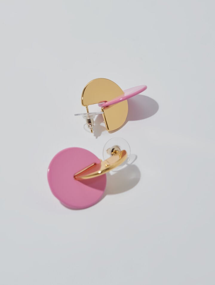 Boucles d'oreilles émaillées