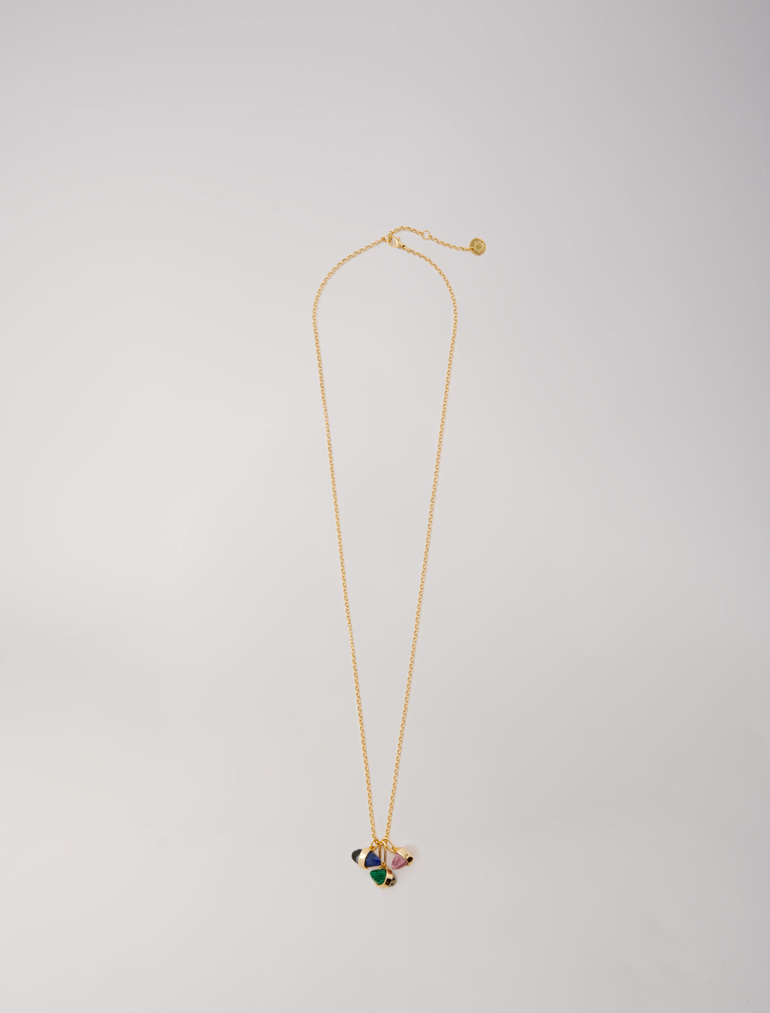 Collier chaîne à pendentifs