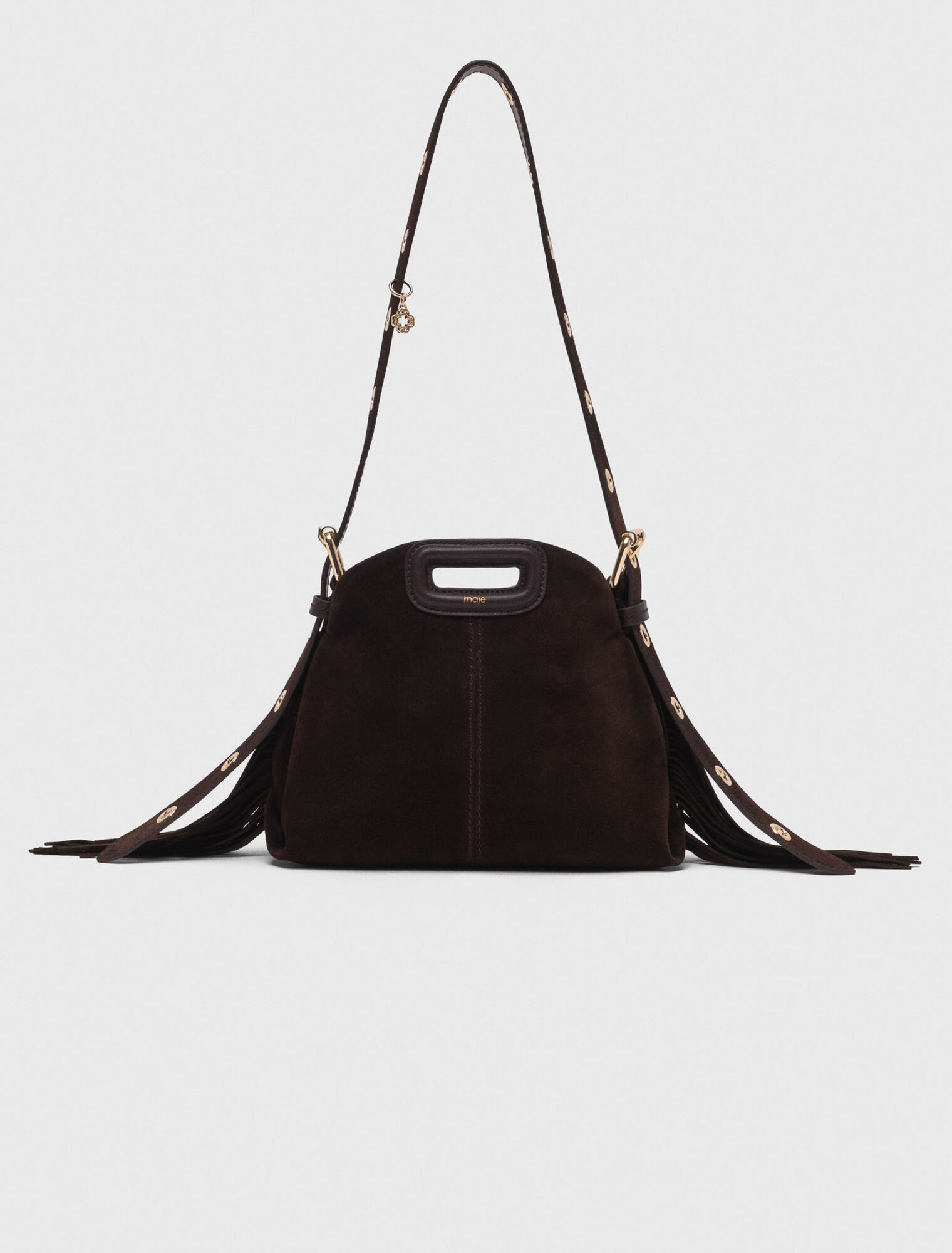 Suede leather Miss M Mini bag