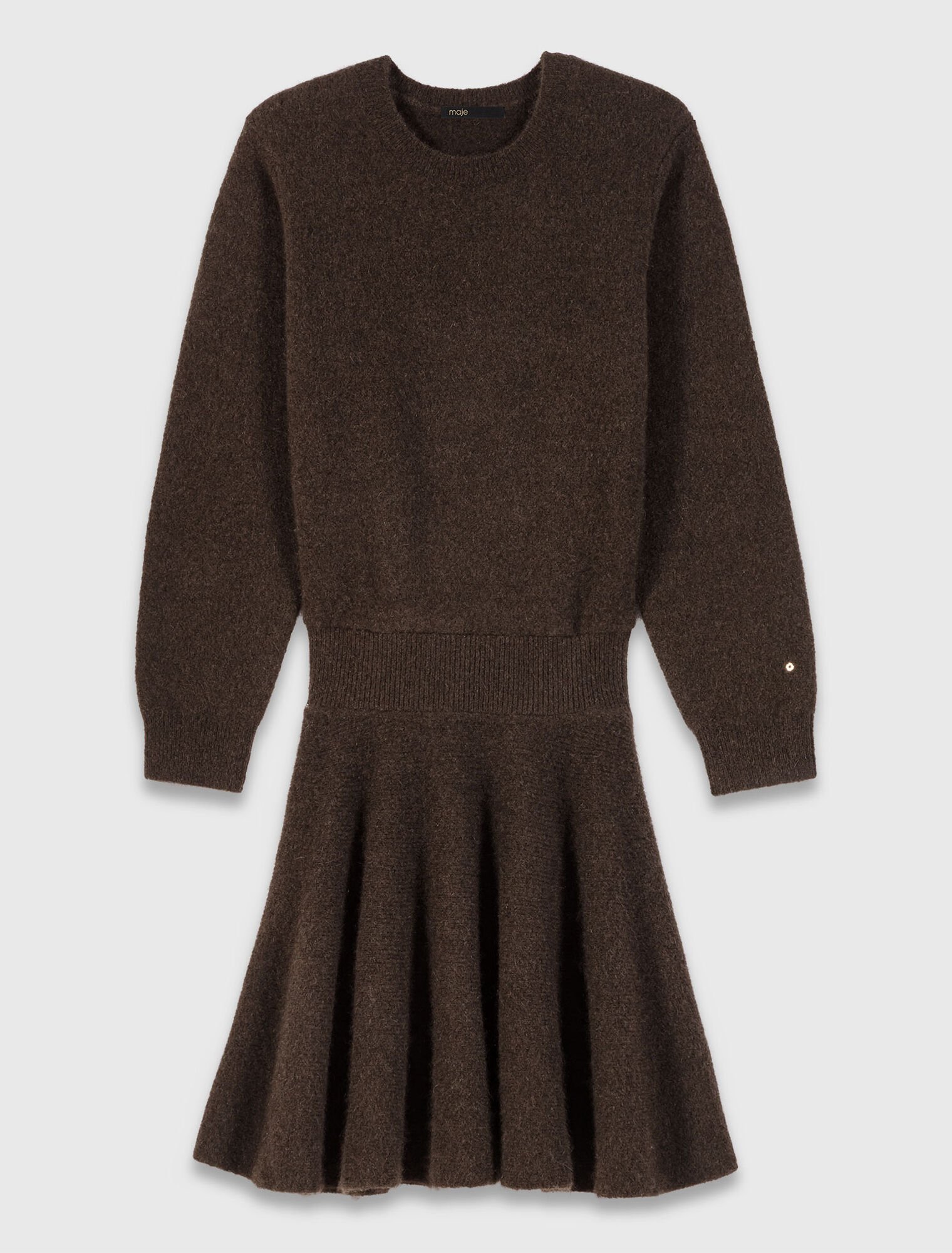 Short yak blend dress Short yak blend dress
