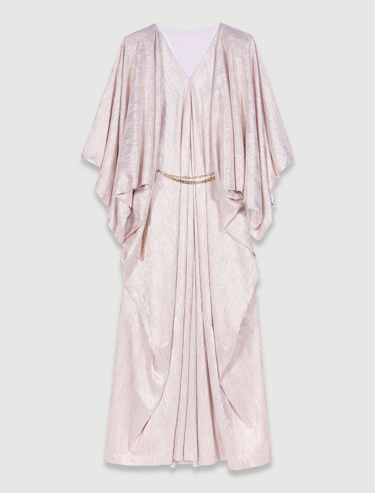 Robe longue à ceinture