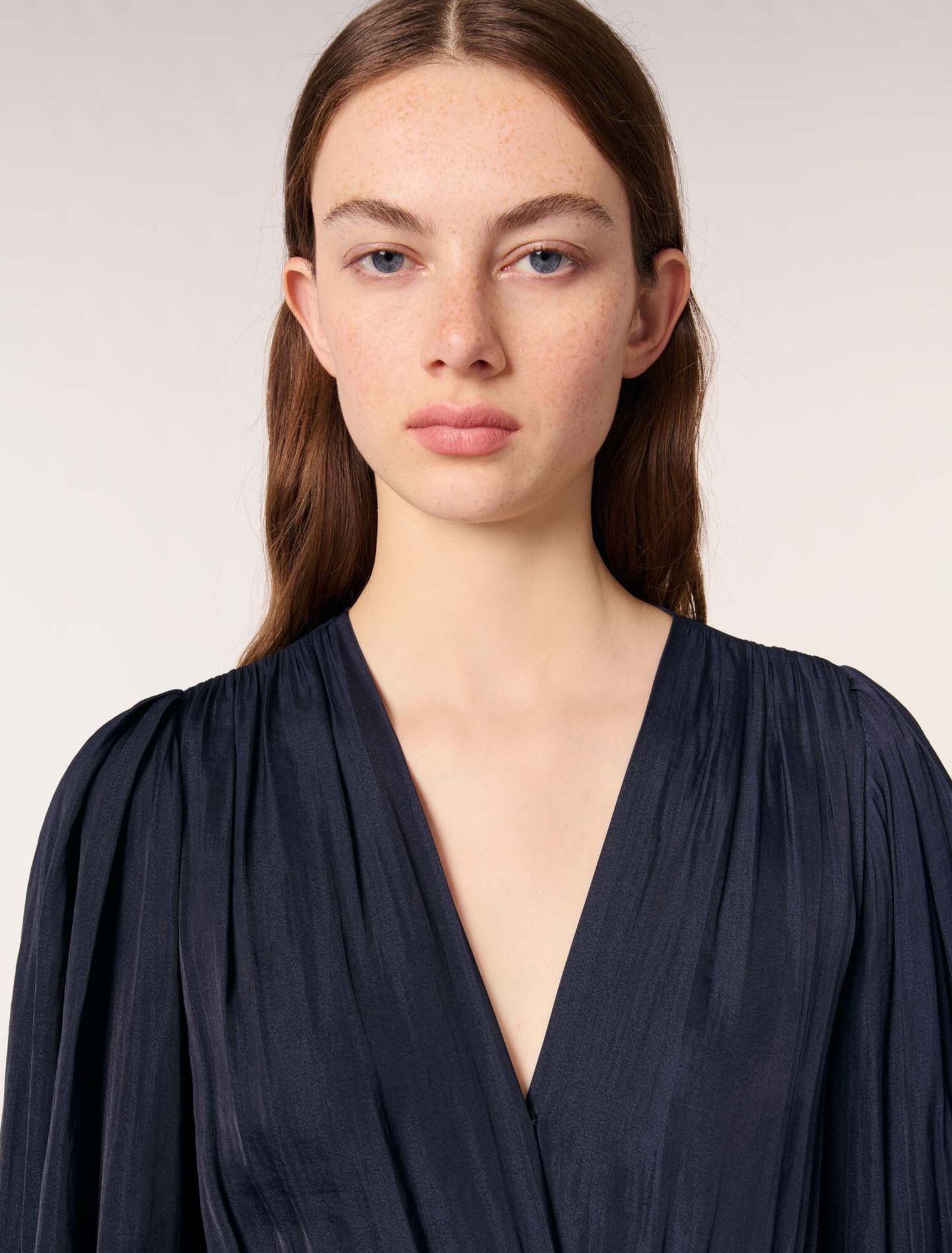 Robe courte en maille