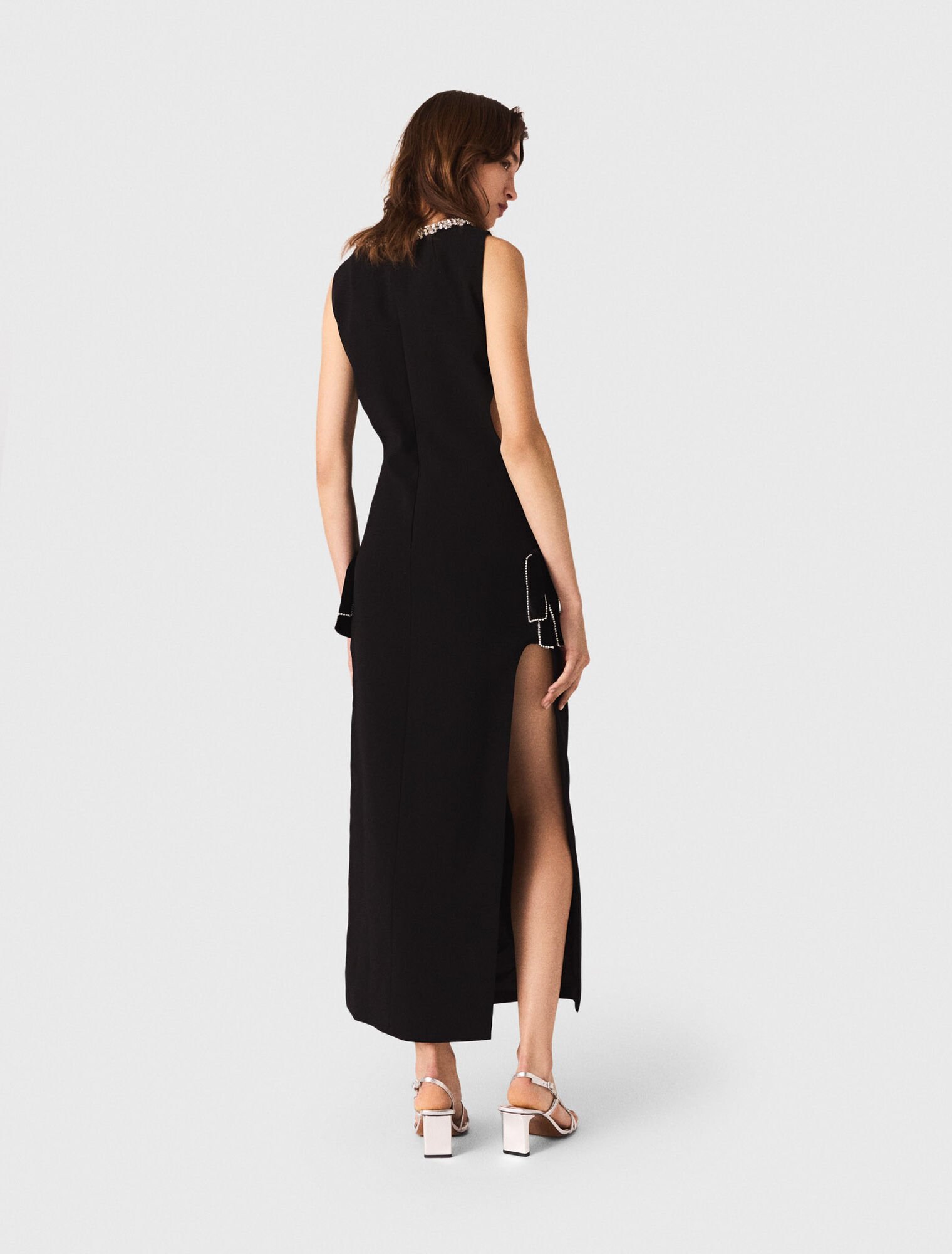 Jewel-collar maxi dress Jewel-collar maxi dress