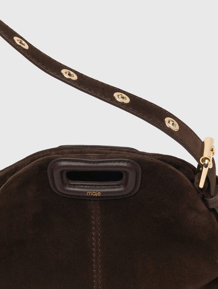 Suede leather mini Miss M bag
