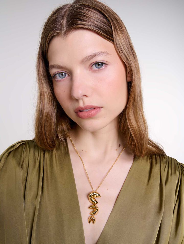 Robe longue à volants