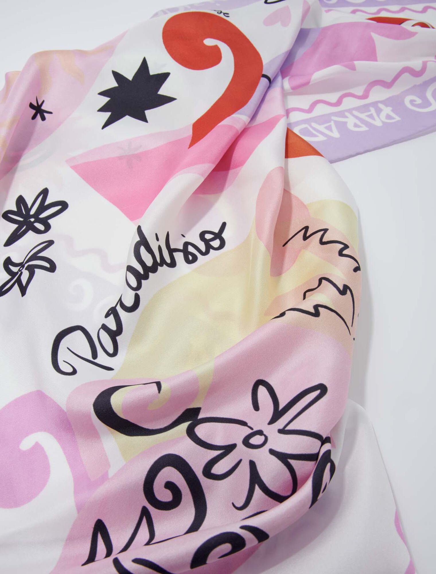 Foulard en soie Paradisio