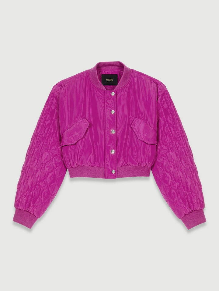 Blouson bomber court