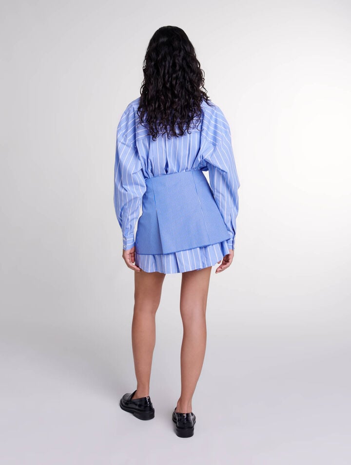 Robe 2-en-1 à rayures