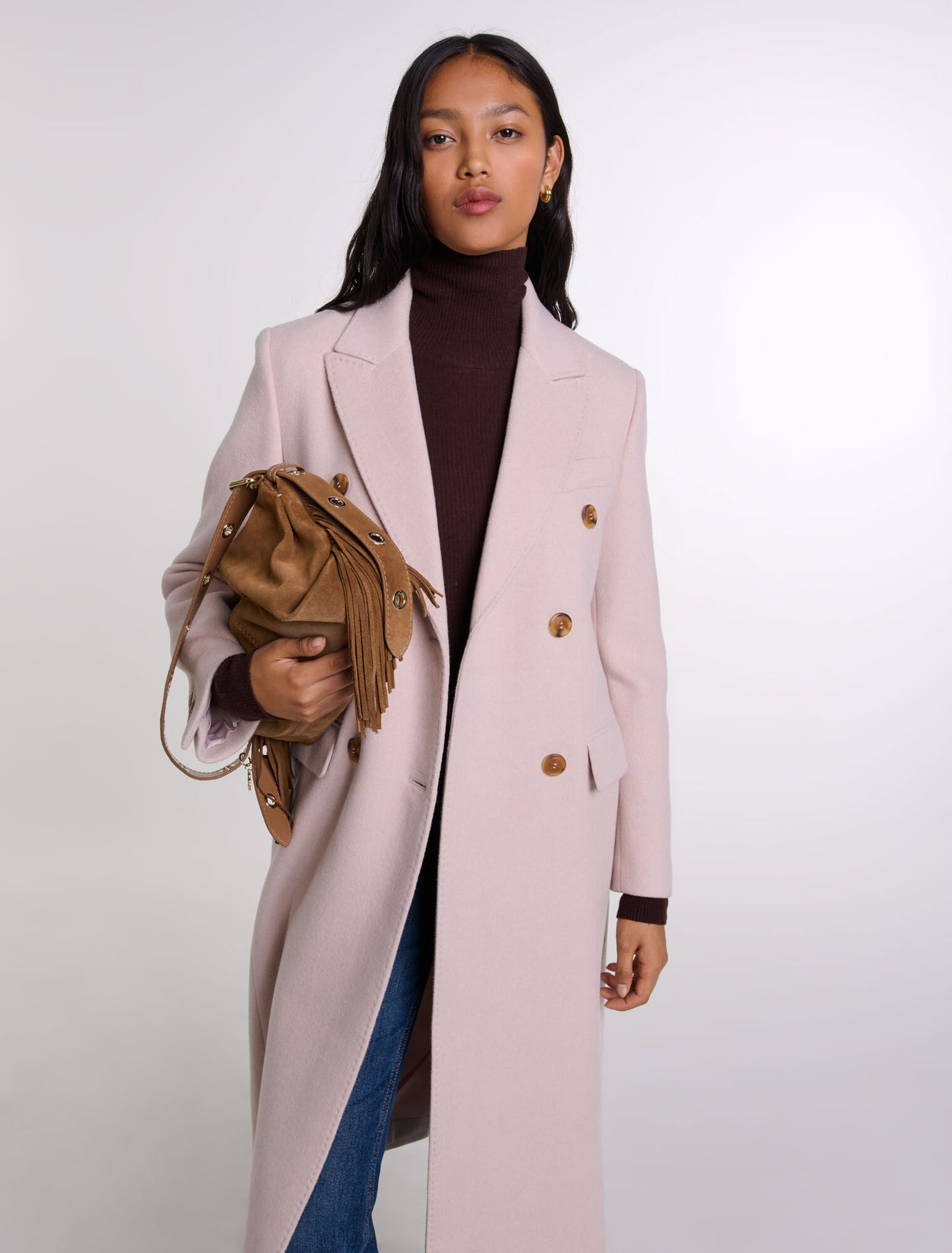 Manteau long doublé