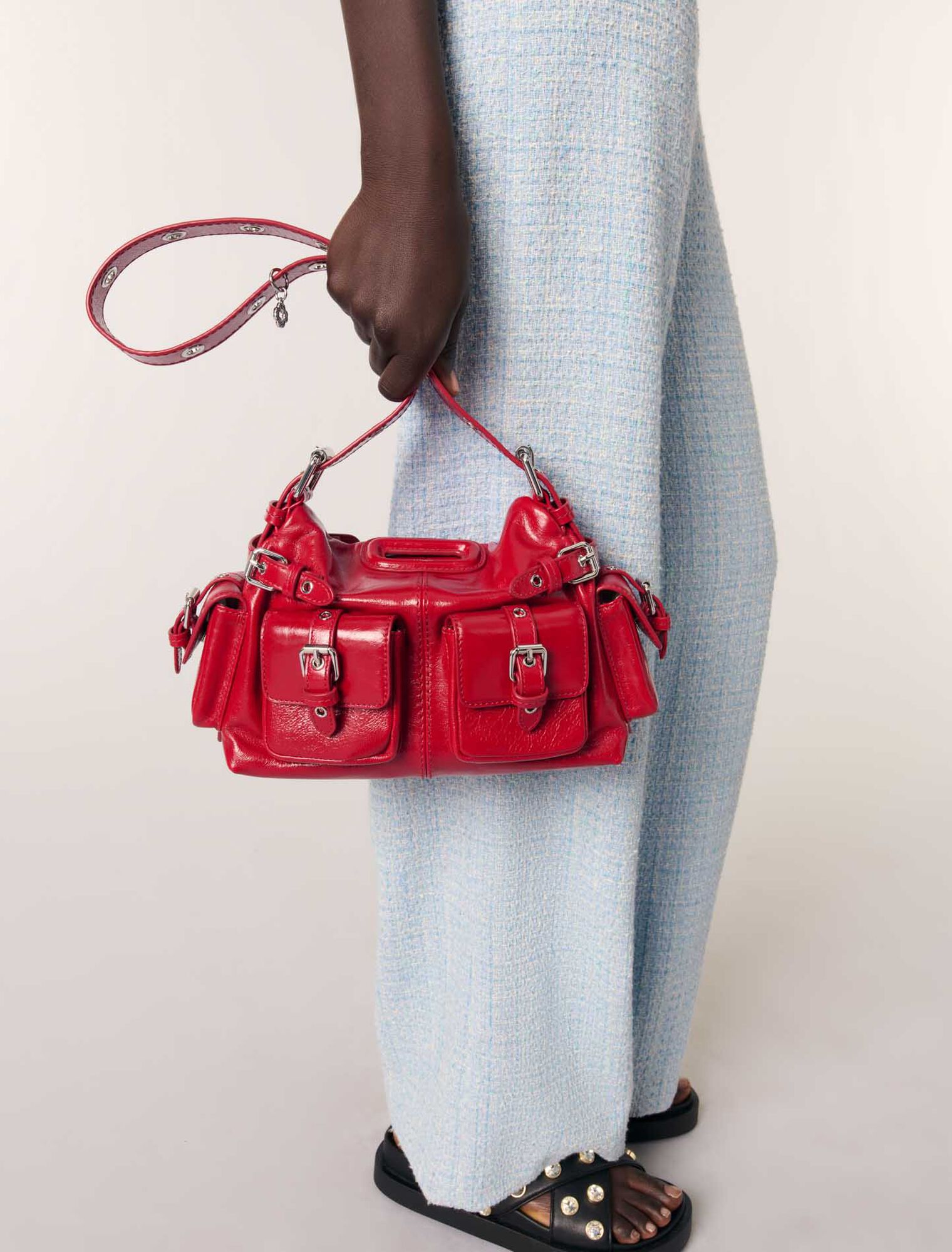 Sac Miss M Mini pockets en cuir use