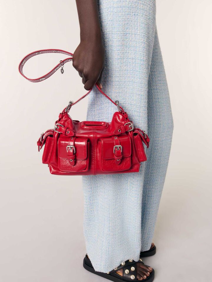 Sac Miss M Mini pockets en cuir use