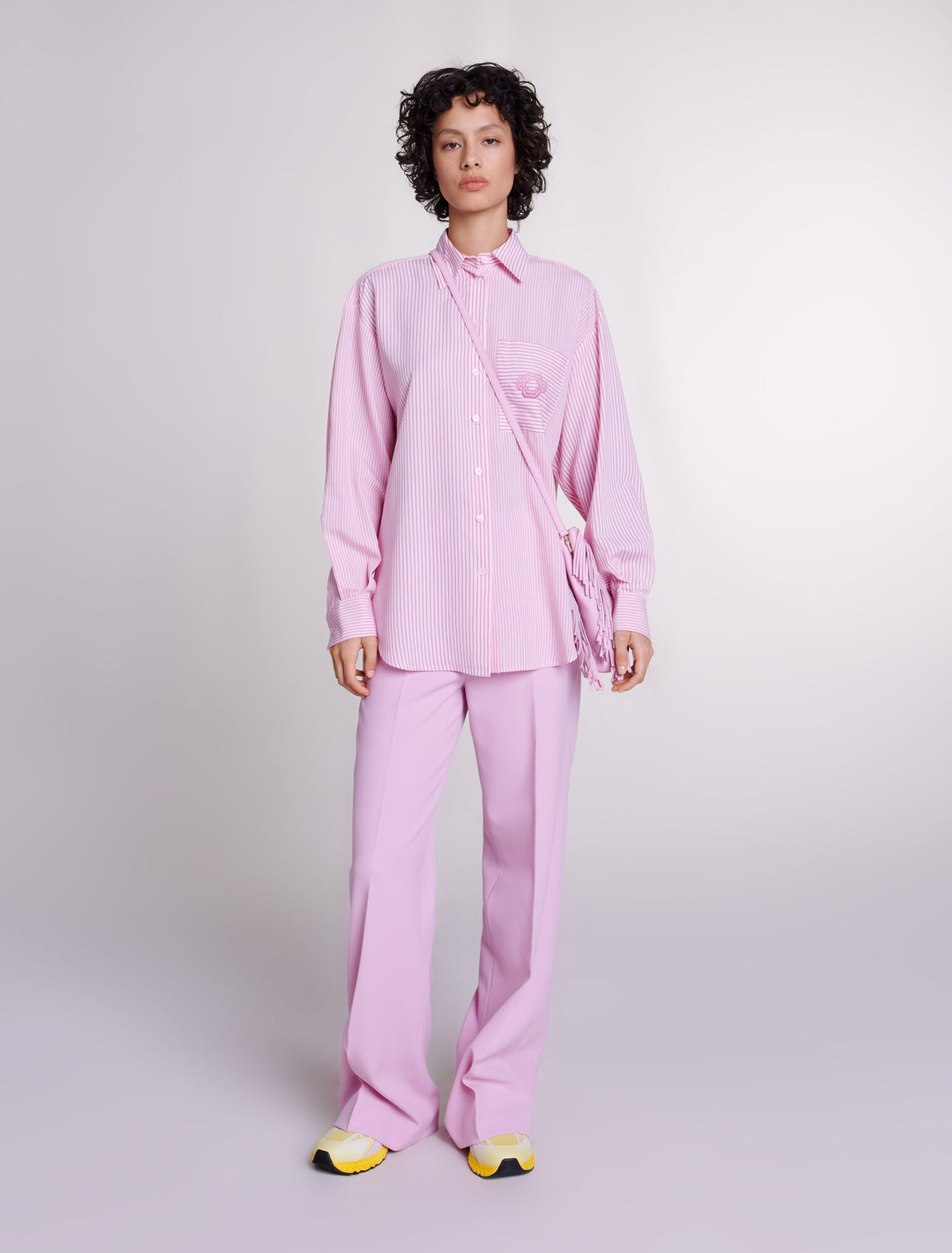 Pantalon de tailleur large