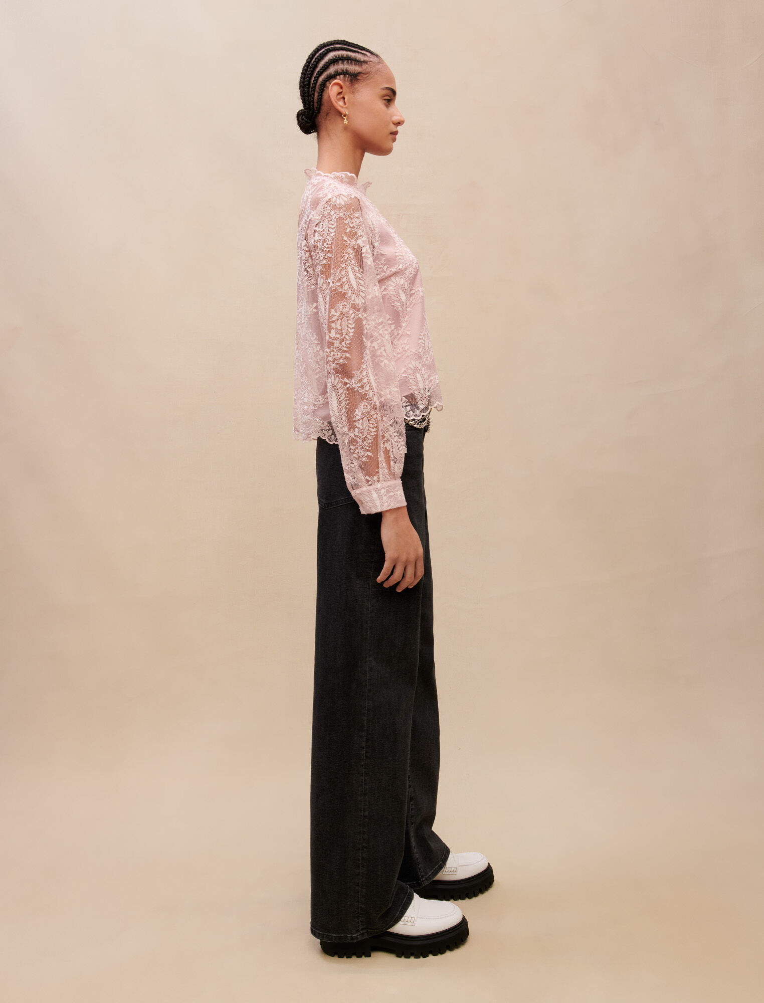 ANDMARY】Stacy laceup tops