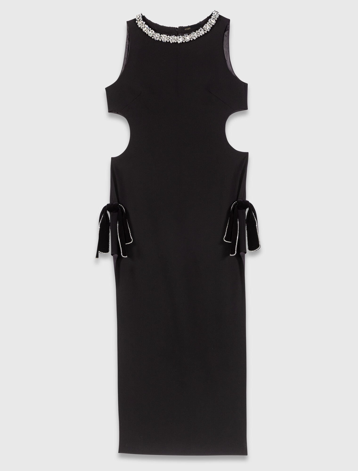 Jewel-collar maxi dress Jewel-collar maxi dress