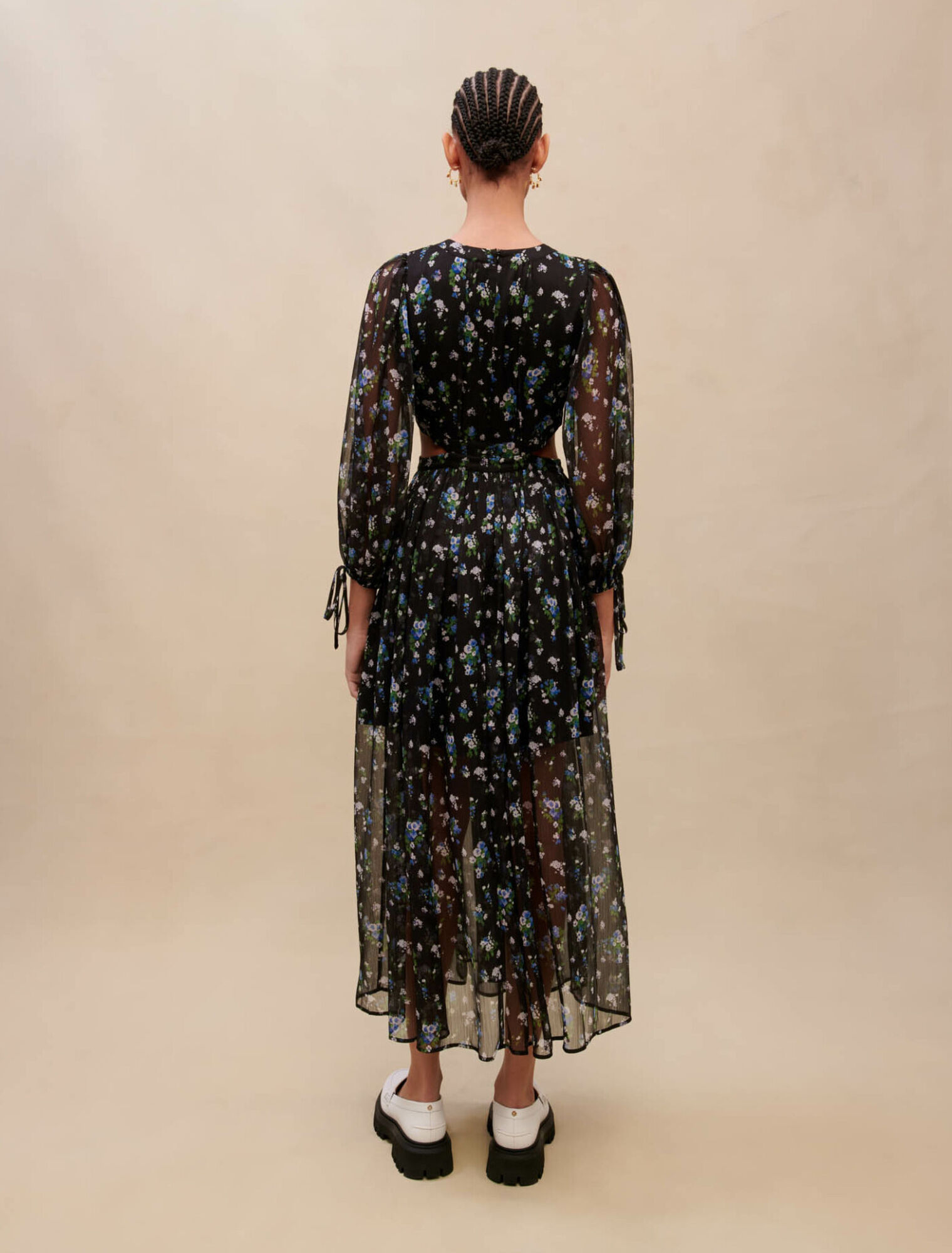 Long cut-out dress
