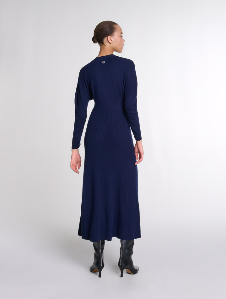 Robe longue en maille