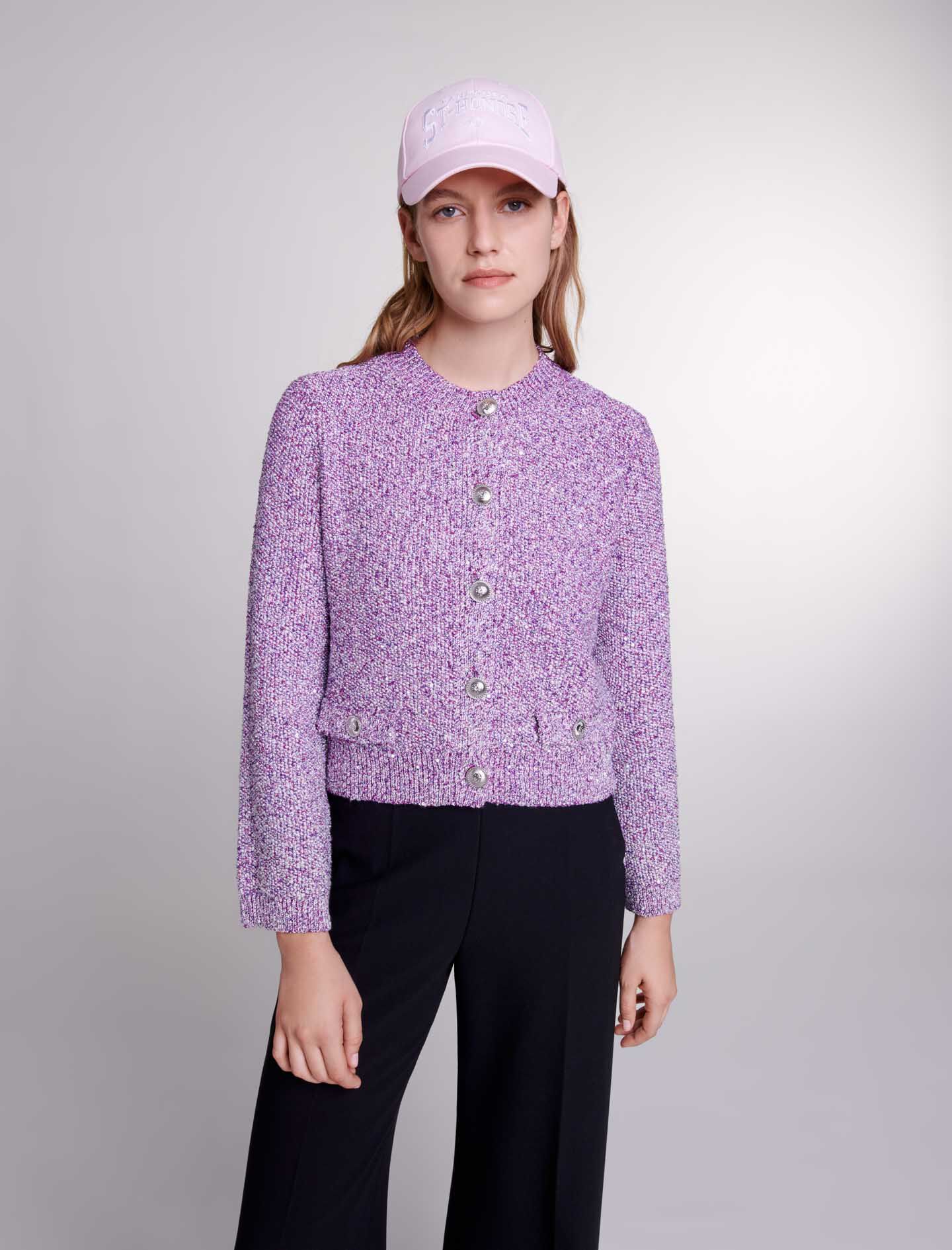 Twist Pattern Two Way Zipper Knit Cardigan CD20 - Korean