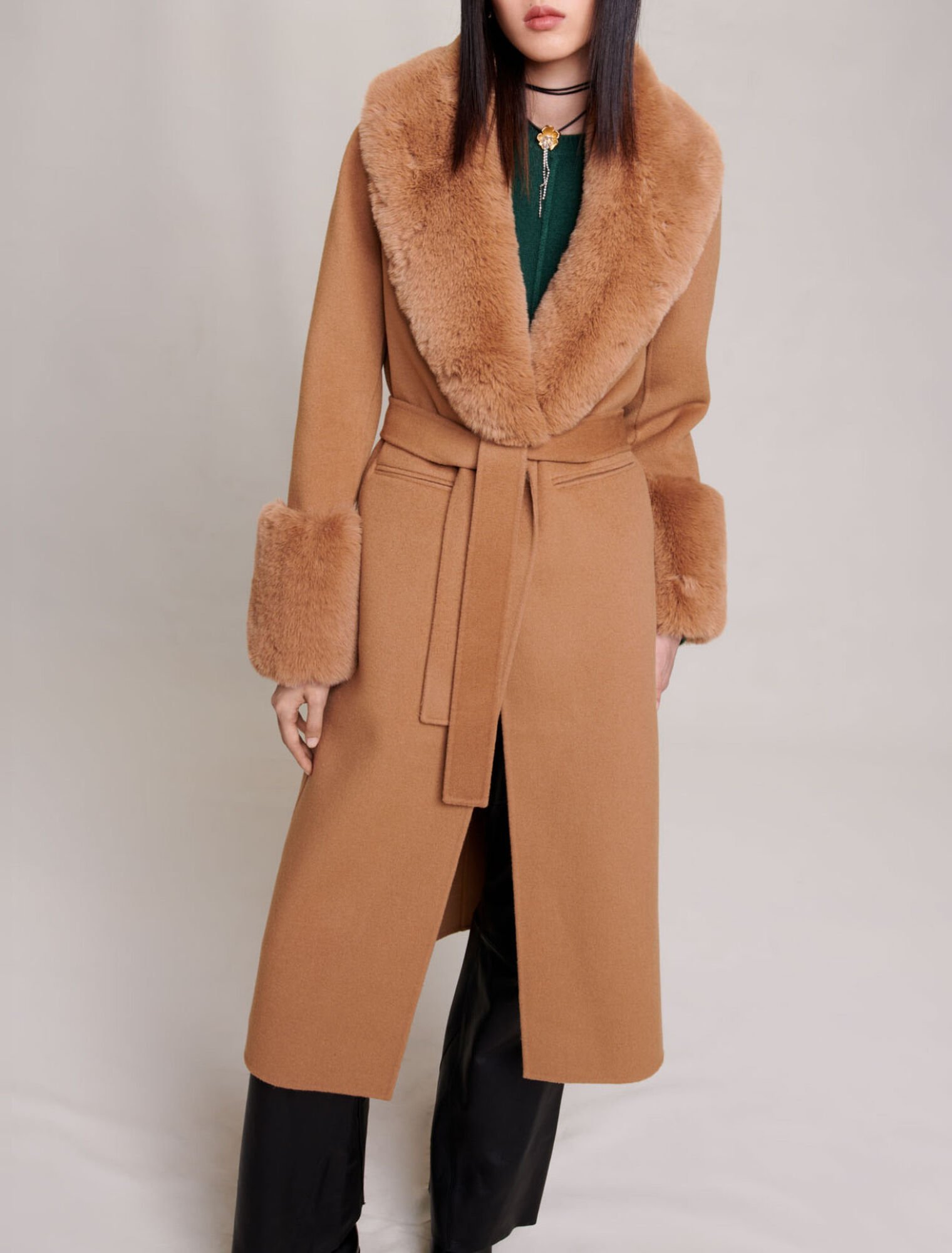 Long wool coat