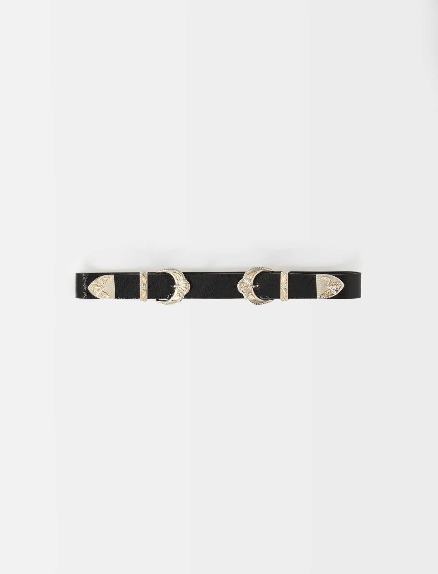 Ceinture double boucle maje cheap