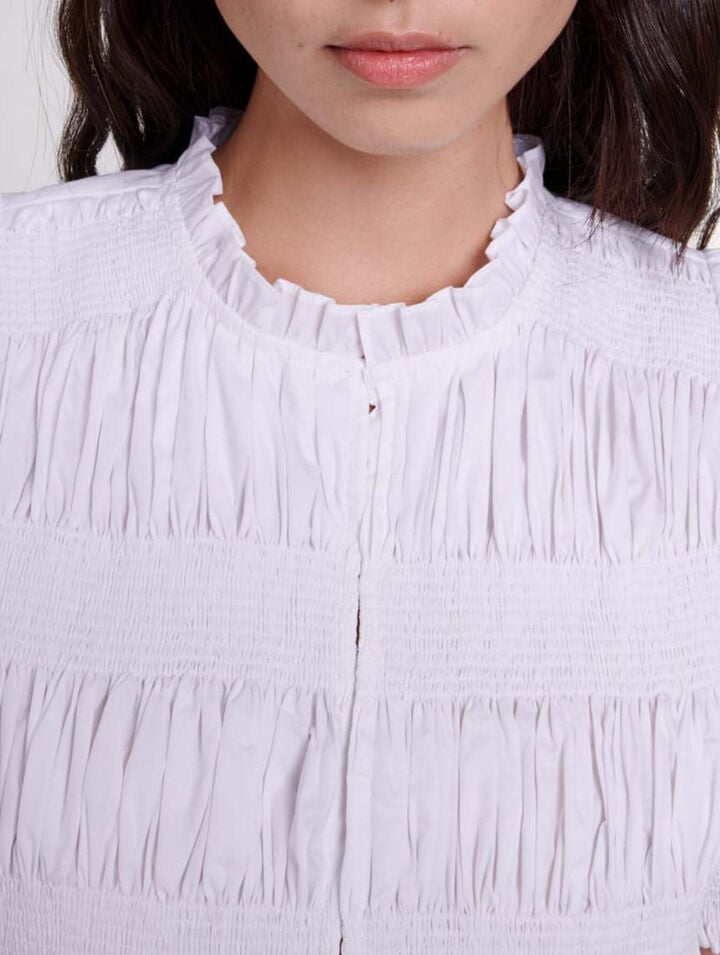 Chemise smockée