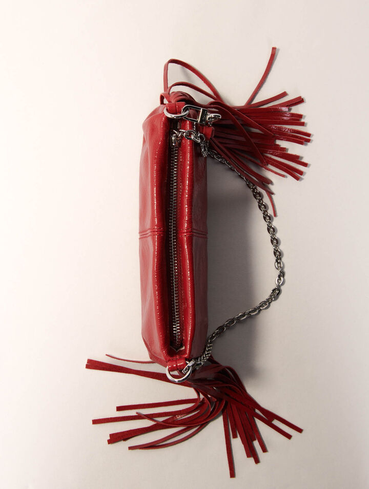 Pochette Miss M Pouch en cuir verni