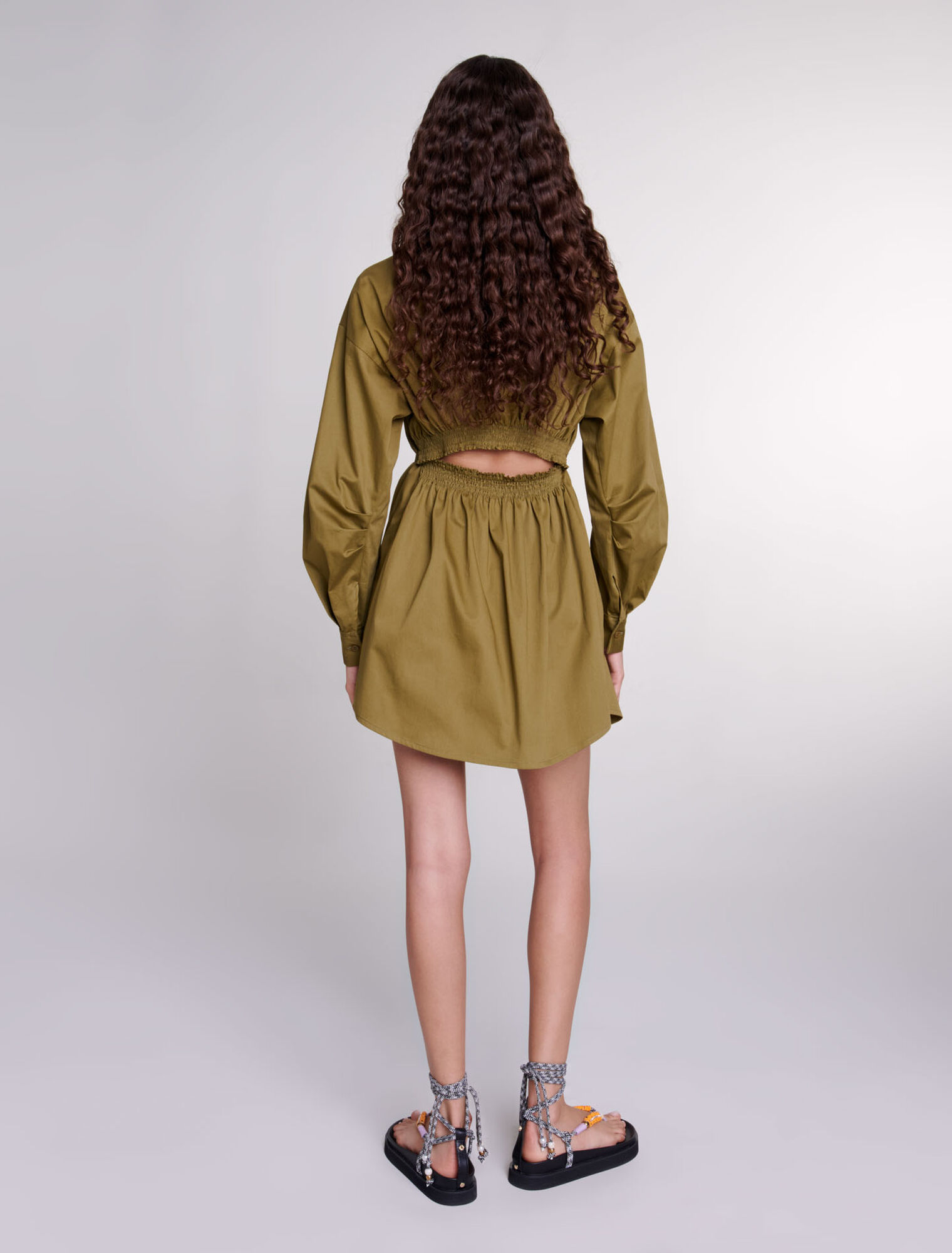 Robe portefeuille ajourée